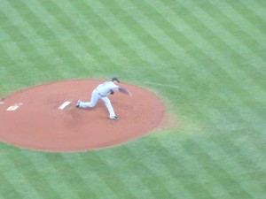 Felix Hernandez of the Seattle Mariners recorded his 100th career victory Monday at Minute Maid Park. Photo R. Anderson