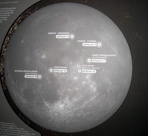 The Moon Landing locations. Photo R. Anderson