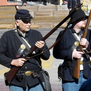 The Battle of Galveston is reenacted yearly. The Civil War led to what would become Memorial Day. Photo R. Anderson