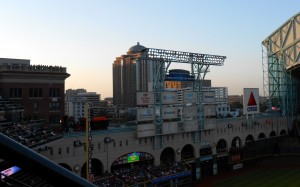 If I ran the Astros the eyesore billboards in the outfield would go away. Here's to hoping new team President Reid Ryan shares that view and restores the skyline view in Minute Maid Park. Photo R. Anderson