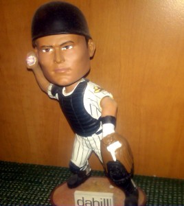 Pudge spent part of the 2009 season with the Houston Astros but was traded back to the Rangers prior to his Bobblehead giveaway game. Photo R. Anderson