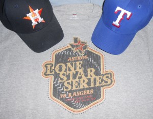 The Houston Astros visit the Texas Rangers tonight for the 20th anniversary of the first game at the Ballpark in Arlington. Photo R. Anderson