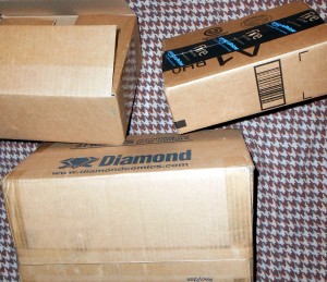 One side effect of buying all of one's Christmas gifts online is that a lot of boxes are generated. Photo R. Anderson